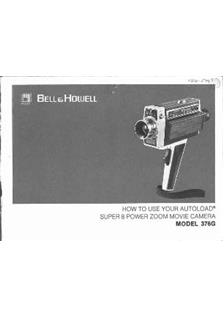 Bell and Howell Autoload (S8) Series manual. Camera Instructions.